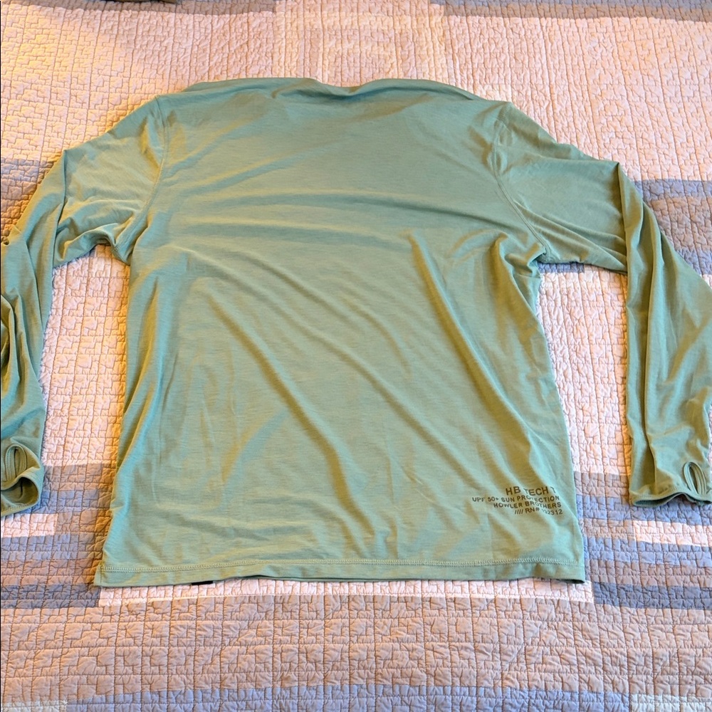 Howler Brothers Men's Sage Long Sleeve Tee - Picture 4 of 5